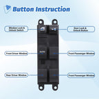 Driver Power Window Switch for 2000-2004 Nissan Frontier/Xterra