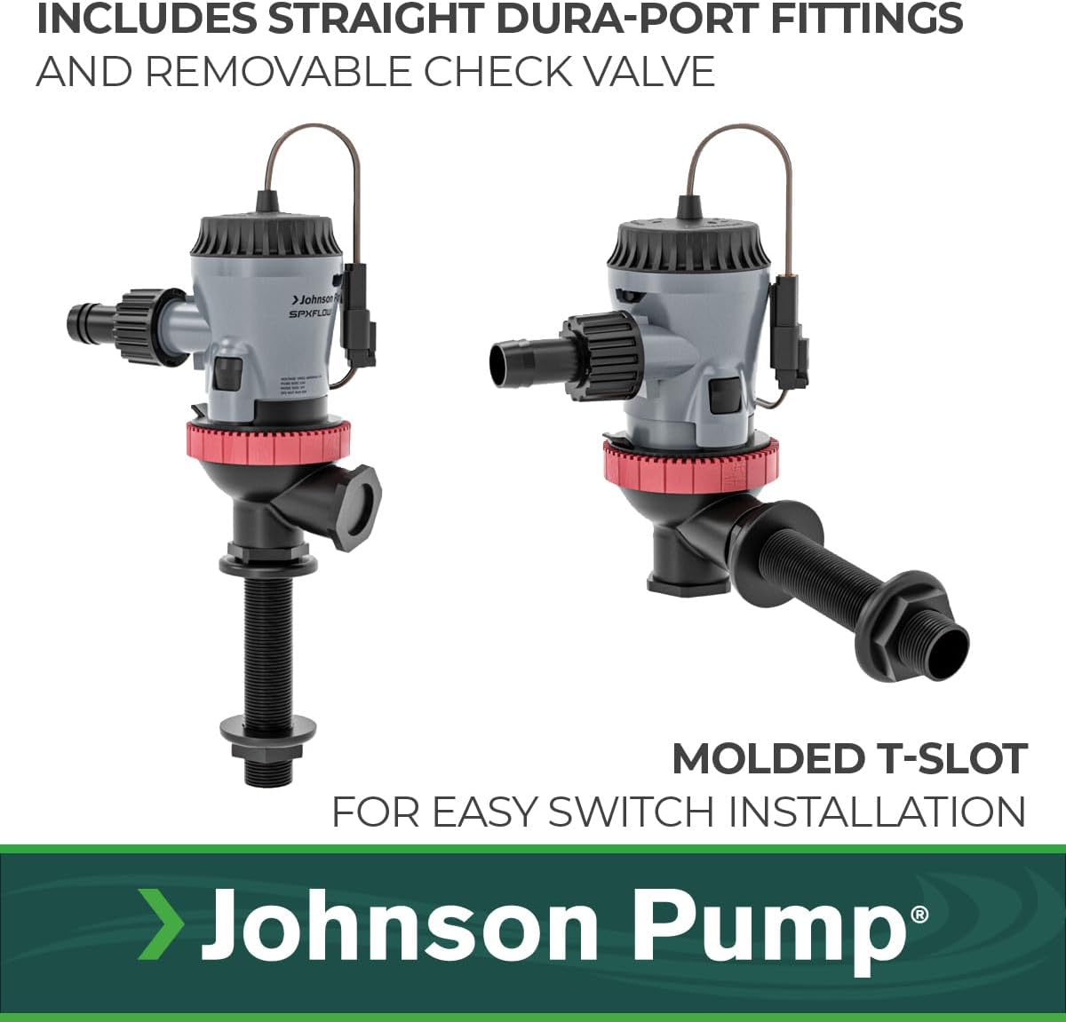 Johnson Pump 10-13643-01 Aqua O2 Flex Mount Aerator Pump - 800 GPH