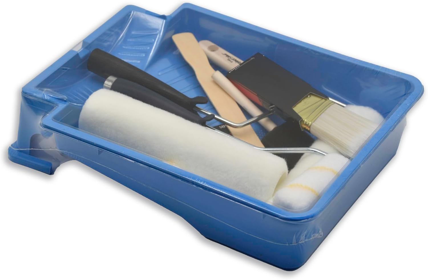 12 Piece Home Paint Kit - Brush, Paint Tray, Liner, Roller, Mini Roller Painting Supplies, Foam Brush, House Painting