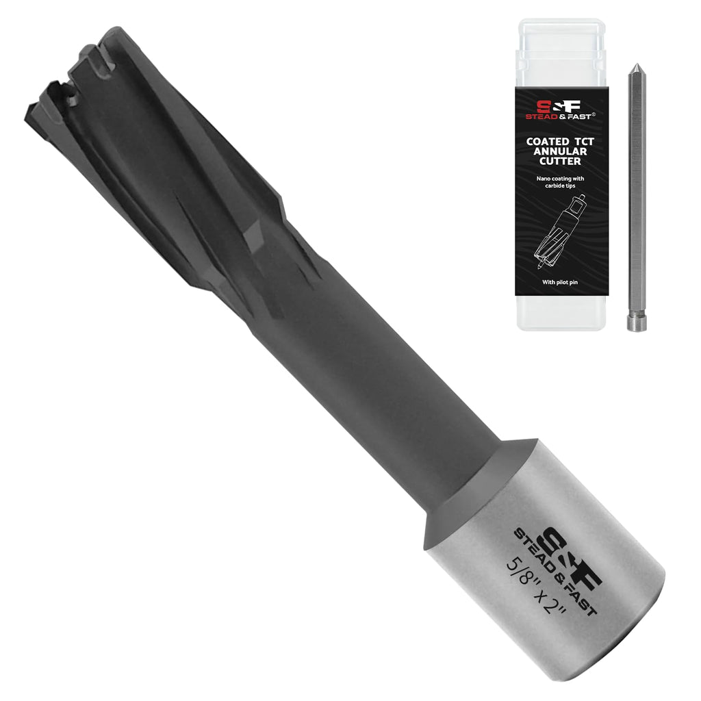 S&F STEAD & FAST Coated Carbide Annular Cutter 7/16 x 1-3/8” Depth