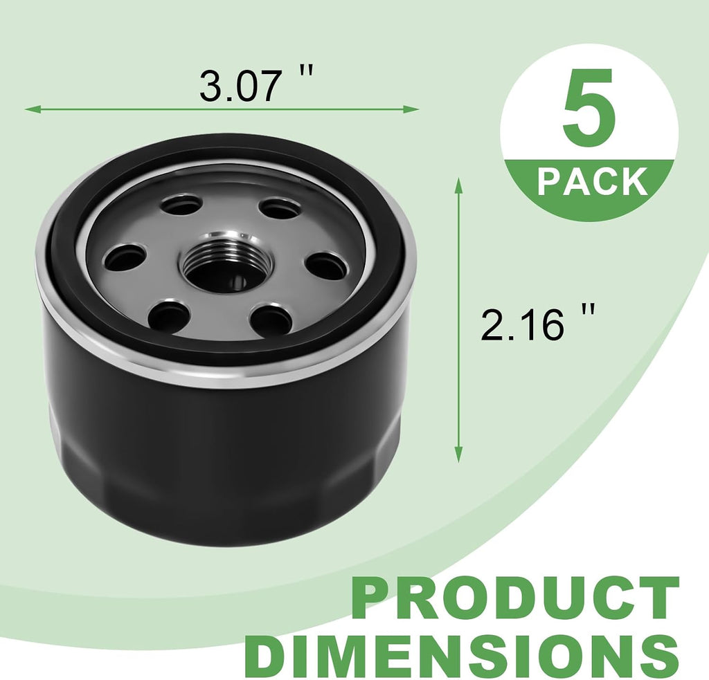 Podoy 492932 492932S 49065-0721 49065-7007 Oil Filter Replacement (5 Pack)