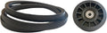 Z246 Drive Idler Pulley and Belt Kit Compatible with Husqvarna Z254F Z200 CZ3815 CZ4217 CZ42175 460ZX RZ4623 Z5424 Z4824 Parts Replaces 539110311 539110411 Aftermarket Deck Drive Kit