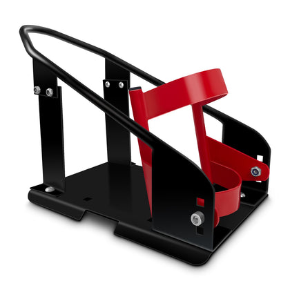 Heavy Duty Steel Motorcycle Wheel Chock,1800 lbs Capacity Wheel Cradle Holder,Motorcycle Front Wheel Stand with 3