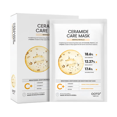 Ceramide Face Sheet Mask (10-Pack) | Korean Facial Masks Skincare
