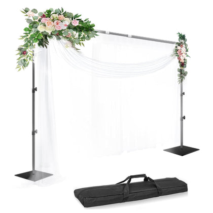 Backdrop Stand Heavy Duty 8.5x10ft Adjustable Pipe and Drape Stand