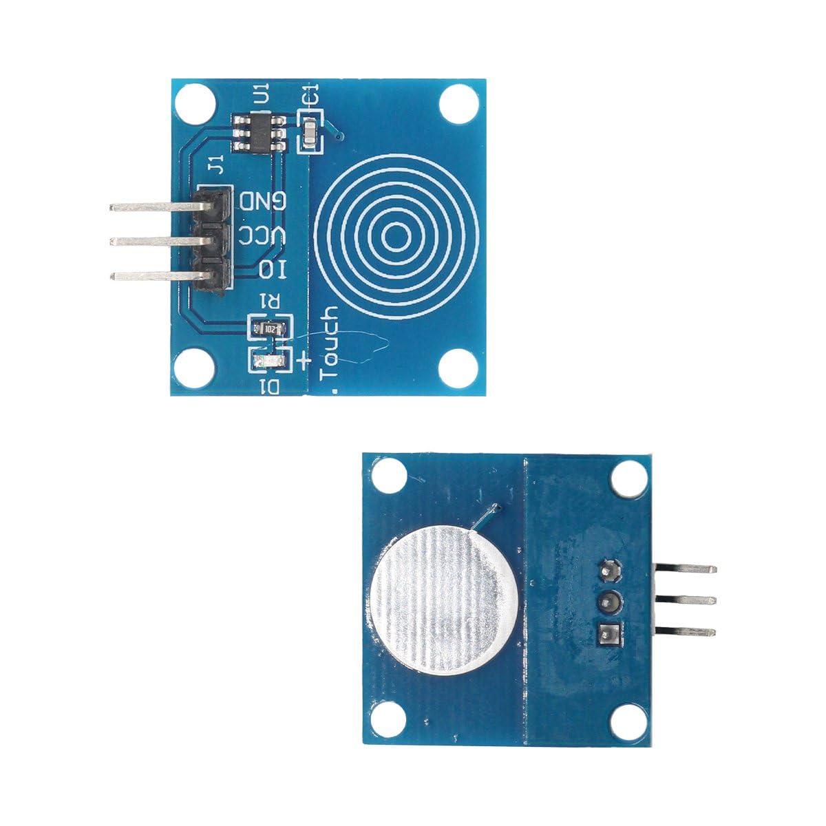 20pcs TTP223B Capacitive Touch Sensor Module One-Channel Touch Switch DC2.0-5.5V 3-Pin Sensor
