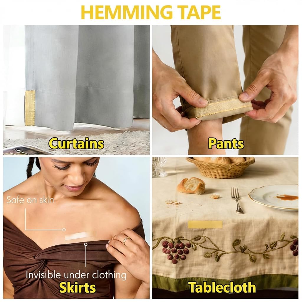 Double Sided Fabric Tape 1" x 33FT – Heavy Duty