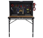 Products Wall Mounted Work Table, 4', Wood Varnish (80421)