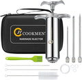 Meat Injector Syringe 2-oz Marinade Flavor Barrel 304 Stainless Steel