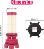 2Pcs Fuel Filter w/Removal Tool for Mercury Optimax Verado Outboard
