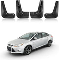 Mud Flaps Splash Guards 4PCS Front & Rear Side Mud Guards Compatible with Ford Focus 2012-2016 Without OEM Fender Flares