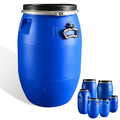 Rain Drum for Outside 30 50 60 65 100 120 160 200L Water Storage Containers Blue Food Grade Plastic Drum with Lid