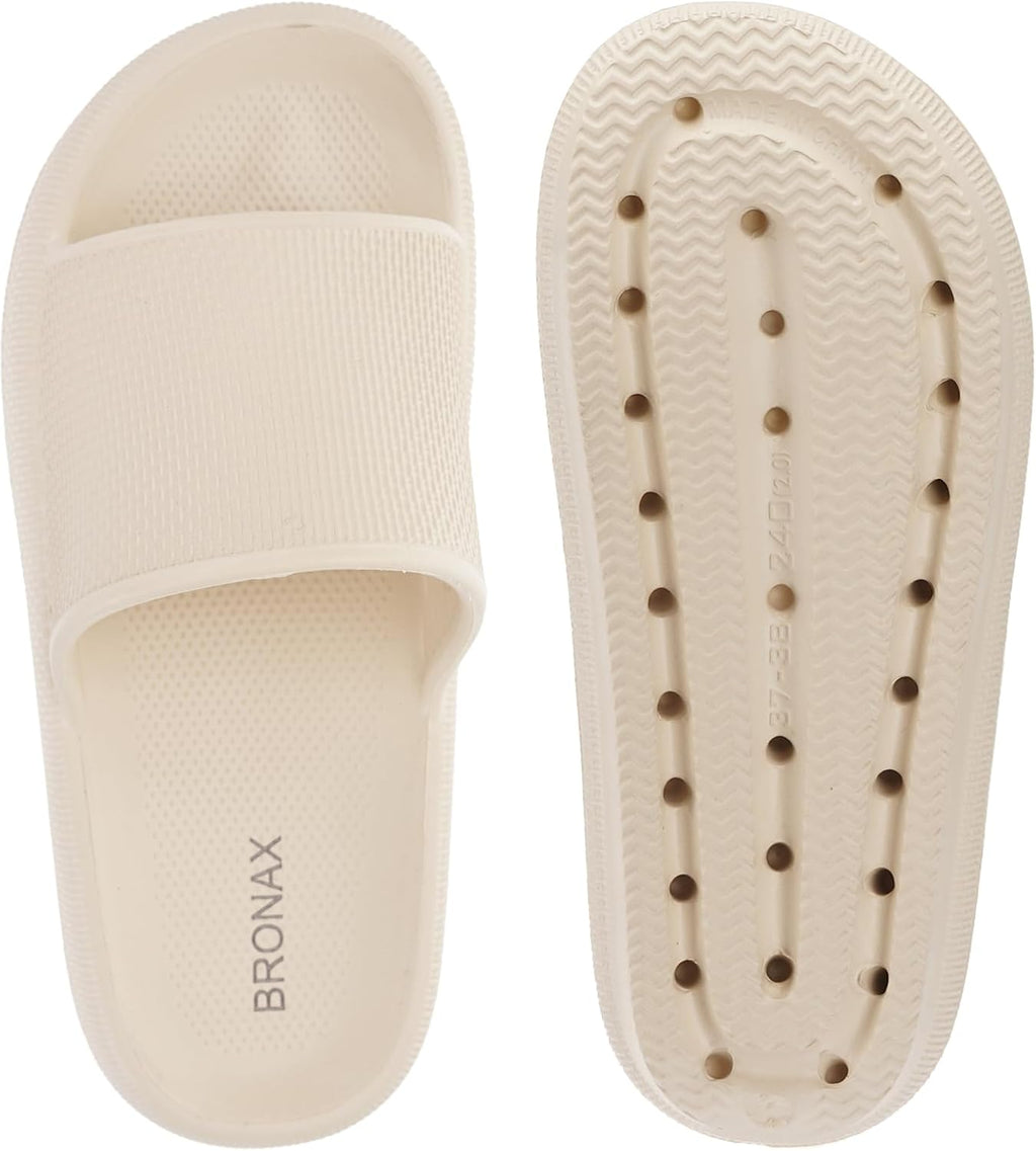 Cushioned Thick Sole Pillow Slippers for Women and Men Y10 | Cloud-Like Soft Sole, Foot Pain Relief, EVA Platform