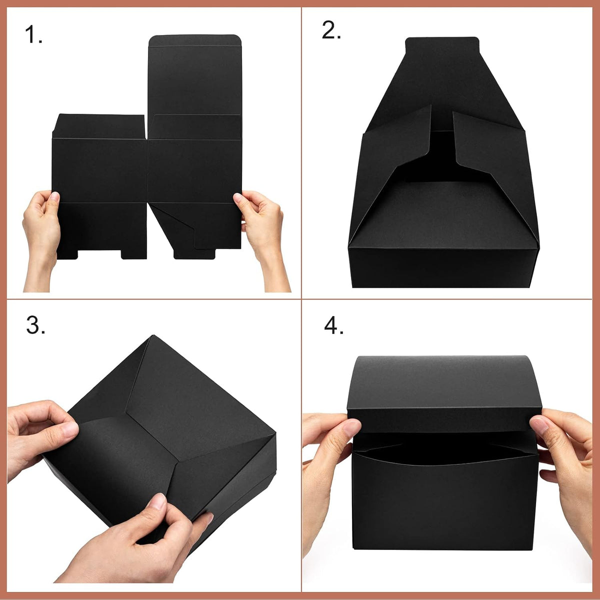 12x12x5 Large Gift Boxes with Lids 10 Pack Bridesmaid Proposal Box