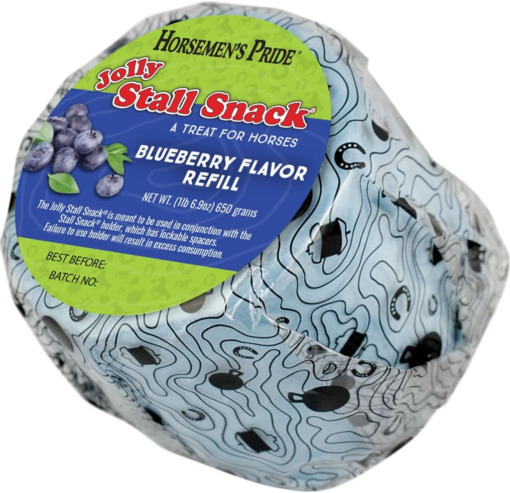 Stall Snack Treat Refill for Horses, Blueberry Flavor