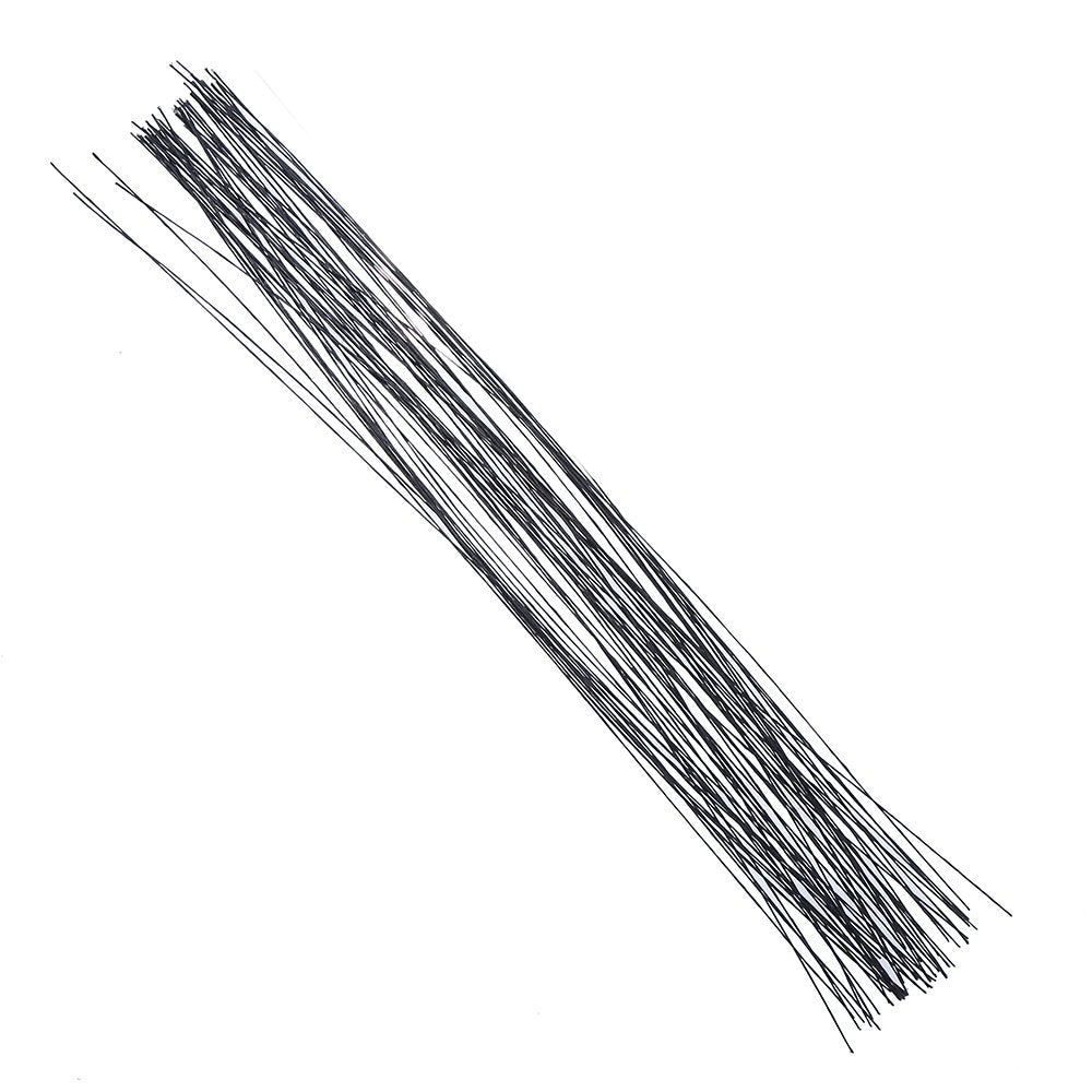 26 Gauge Black Floral Wire 16 inch,50/Package
