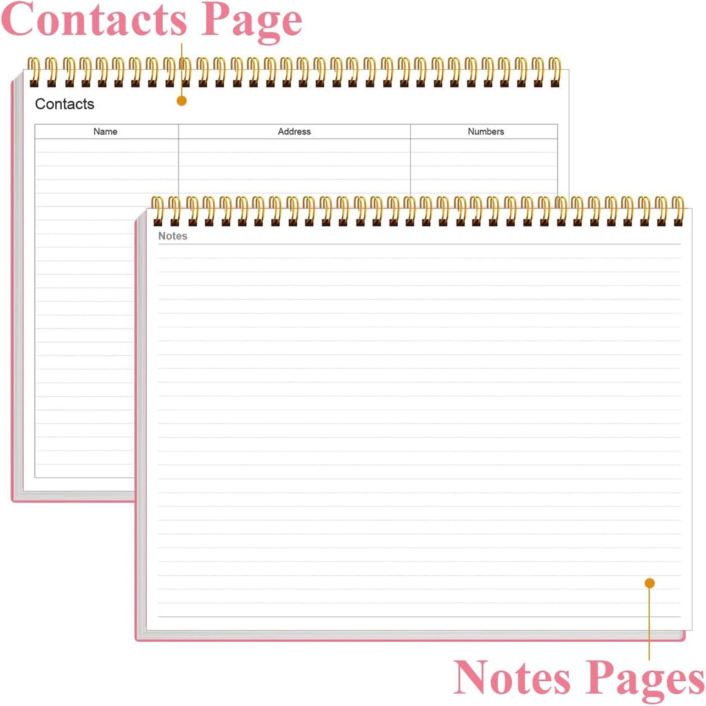 Weekly Productivity Planner - 8.5" x 11" Dashboard Desk Notepad Has 6 Focus Areas to List Tasks for Goals, Projects