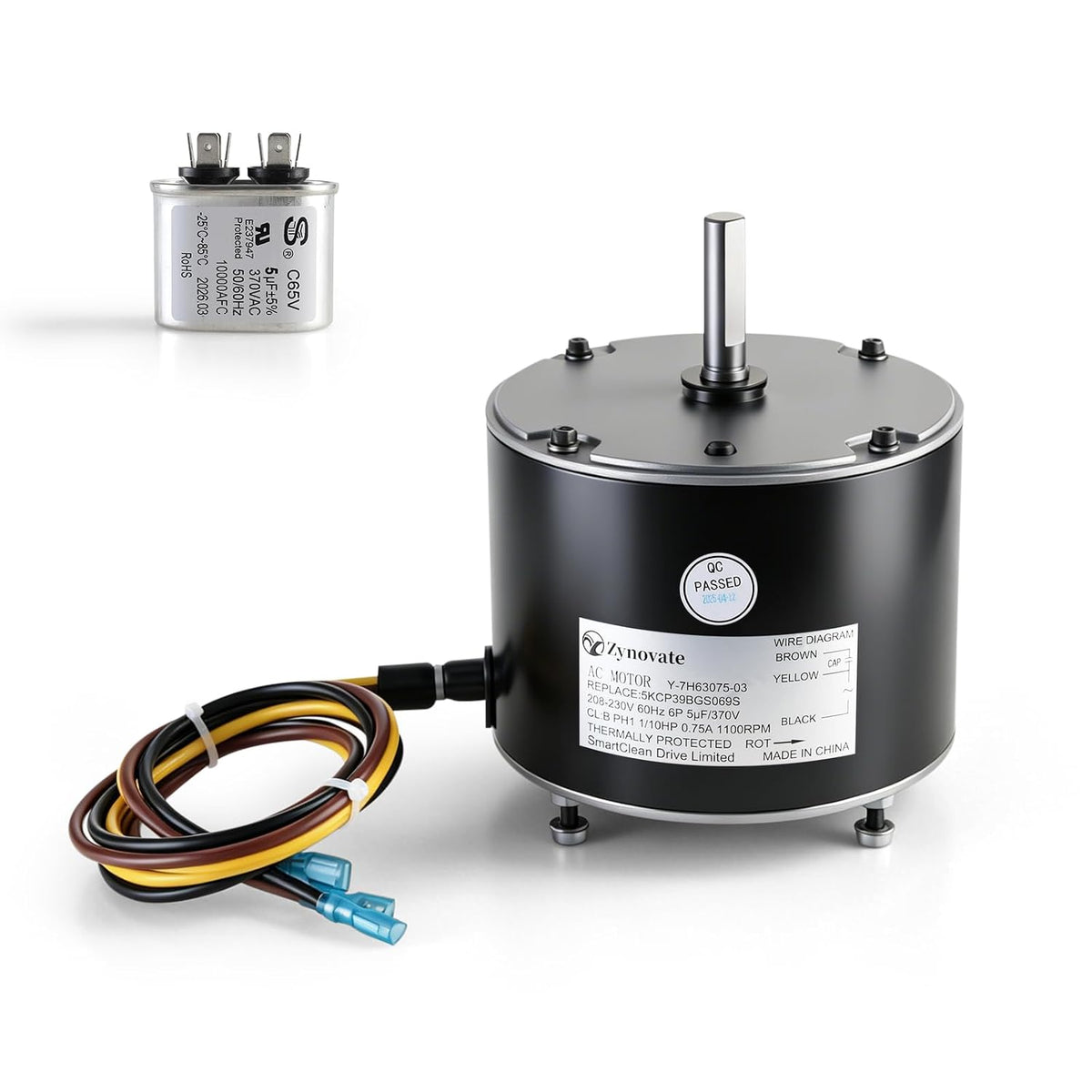 5KCP39BGS069S Condenser Fan Motor Replaces Carrier #3S001#GE3907 G3907