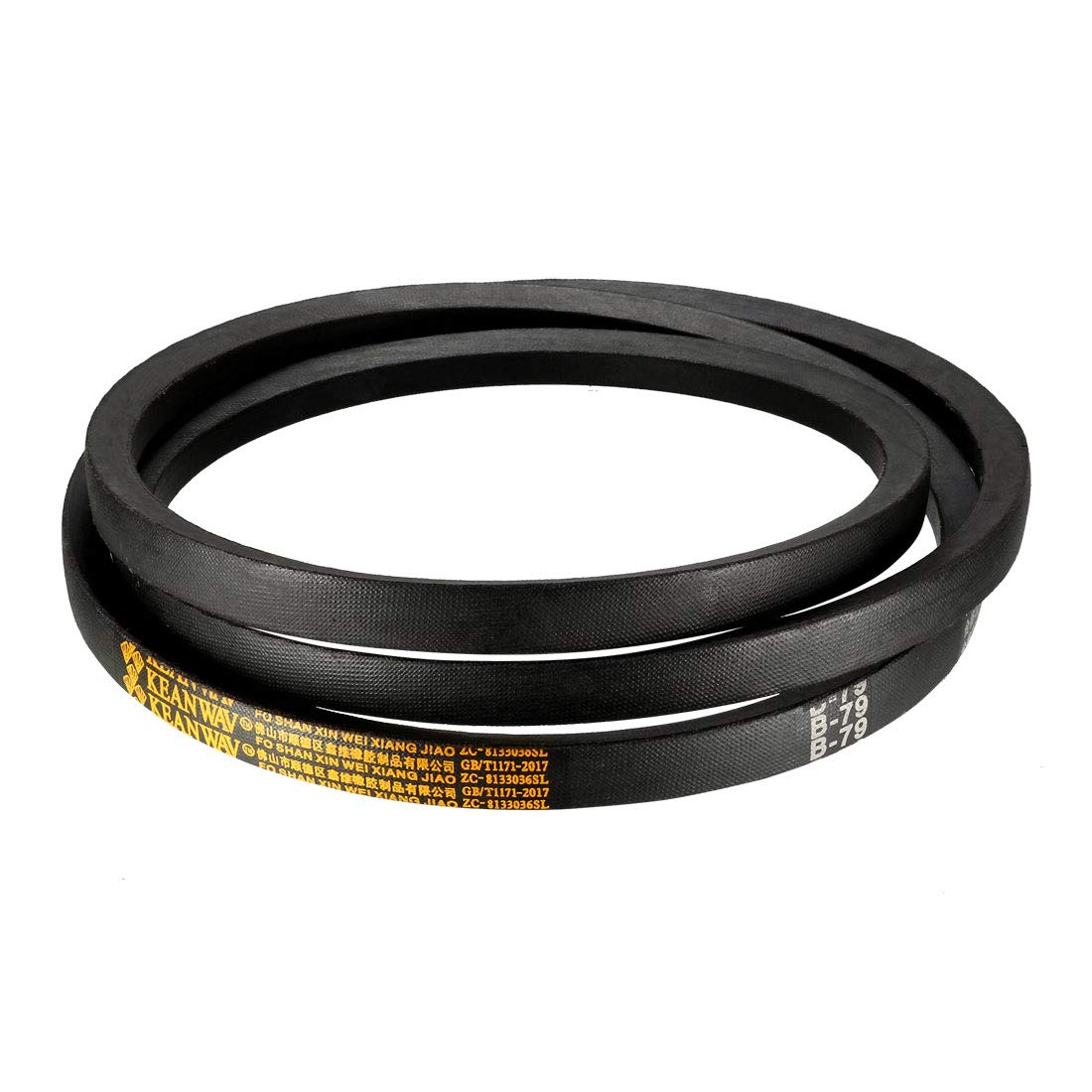 uxcell B-79 V-Belts 79" Inner Length, B-Section Rubber Drive Belt