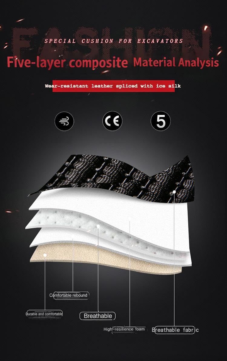 AUPTIM Excavator seat Cushion for Bobcat E35 2018-2026