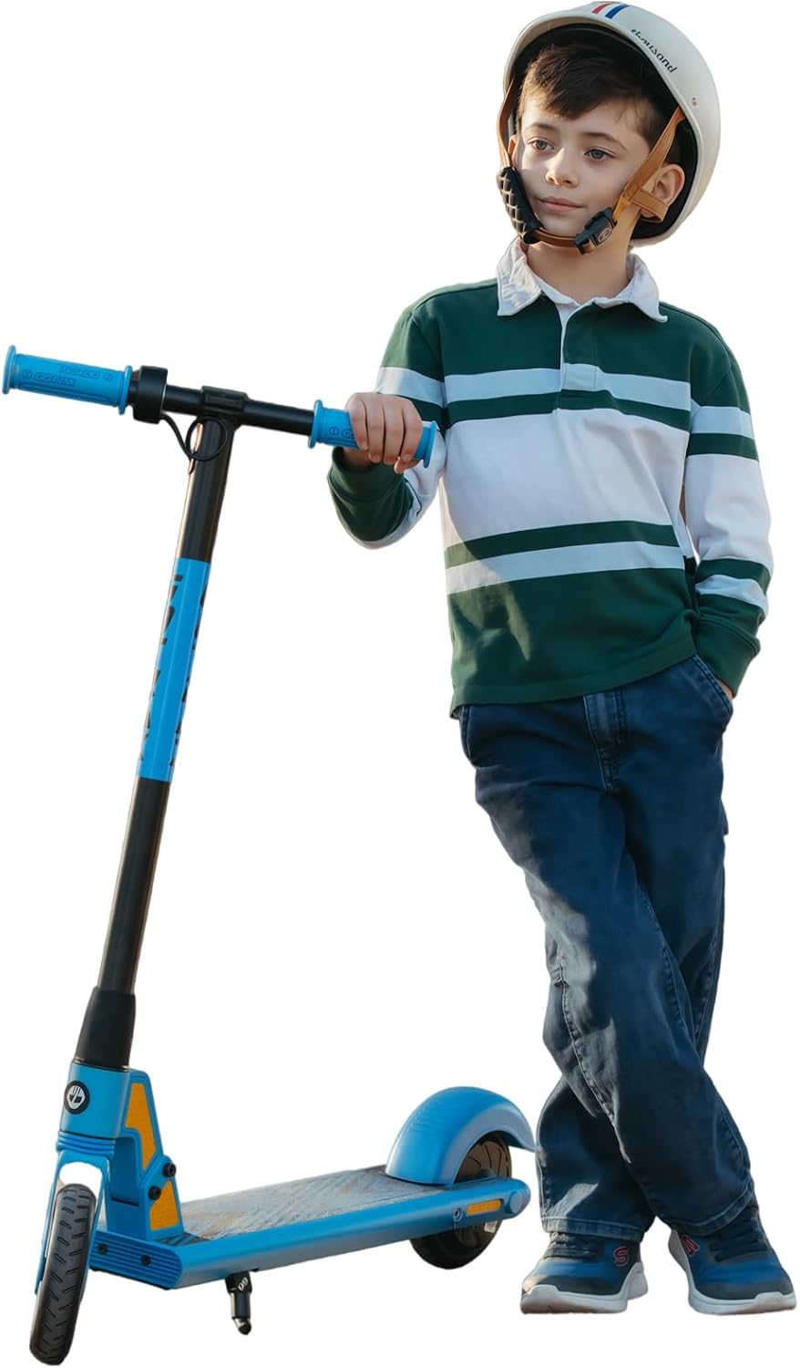 Gotrax Electric Scooter for Kids 6-12, Max 3.75 Mile & 7.5Mph,Thumb Control