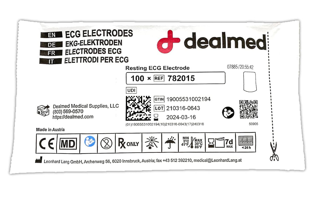 Resting ECG Electrodes - Self Adhesive for EKG, 1000 Count