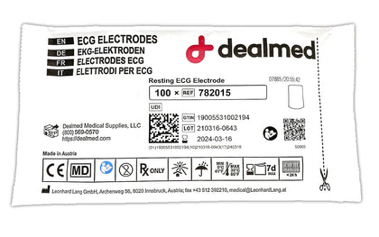 Resting ECG Electrodes - Self Adhesive for EKG, 1000 Count