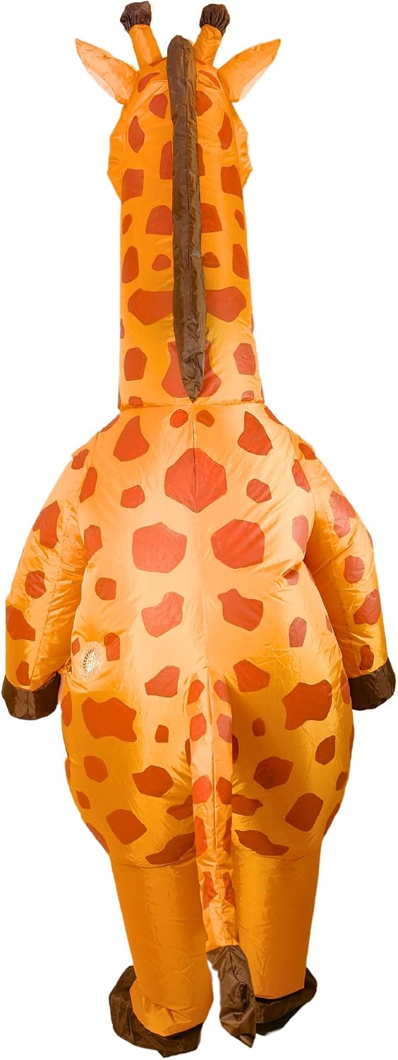 Inflatable Costume Adult, Blow Up Giraffe Costume for Halloween Inflatables Cosplay Party