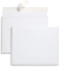 25 Rigid Envelopes, Large Expanding Envelopes Self Seal, Rigid Mailer with E-Z Open Tear String, White 9 3/4 x 12 1/4