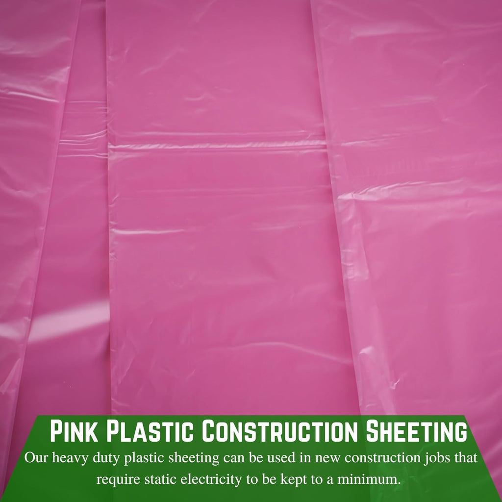 Anti-Static Plastic Sheeting - 6 mil - Anti-Static Poly Sheeting Roll, Anti-Static Plastic Sheeting, 6 mil