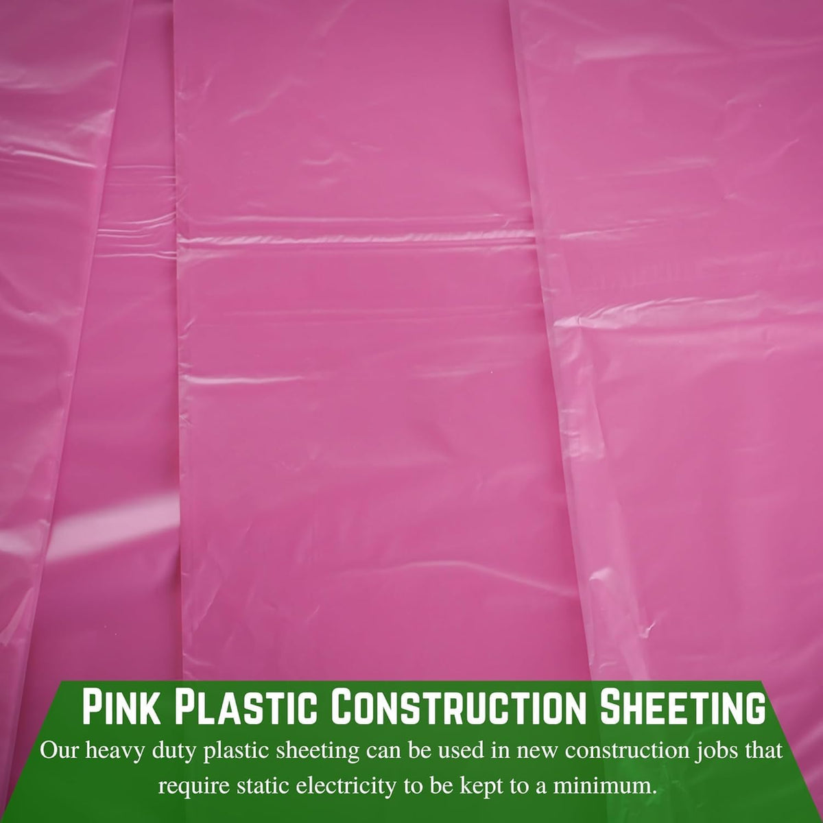 Anti-Static Plastic Sheeting - 6 mil - Anti-Static Poly Sheeting Roll, Anti-Static Plastic Sheeting, 6 mil
