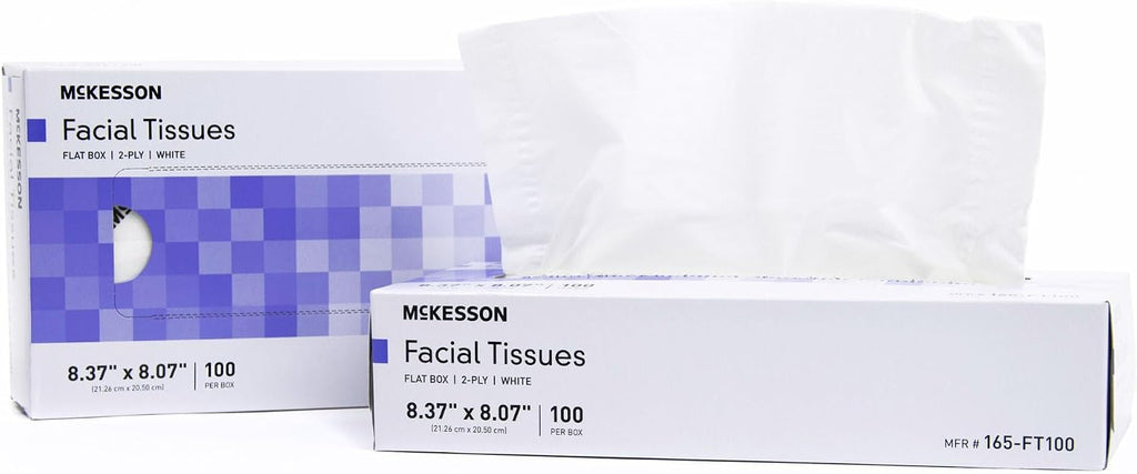 Facial Tissues Boxes Bulk Tissue, 3000 ct, 100 per Pack