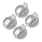 4 Pack Metal Burner Control Knobs for Electric Range Ovens