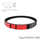 EASYLING Power 1000-5M-25 Endless Loop Rubber 5M Synchronous Belt
