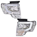 LED Front Headlight Assembly Fit Ford F150 2009-2014