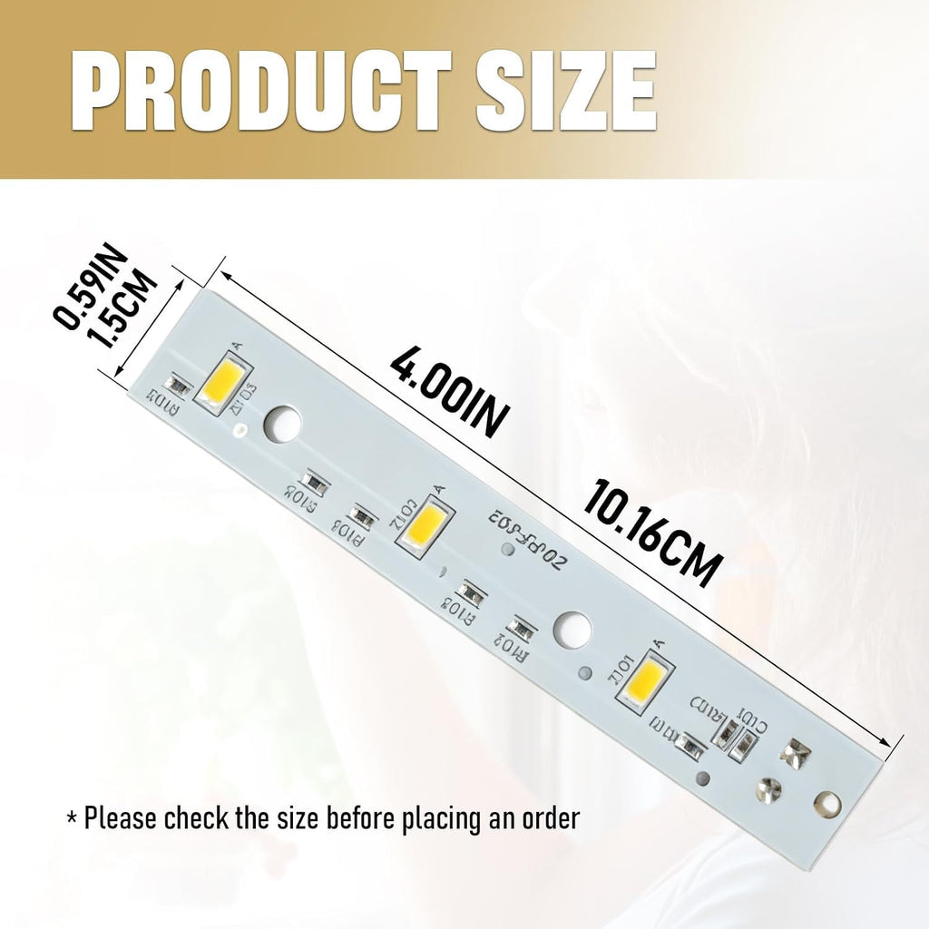 2PCS Replacement Refrigerators LED Light Board for GE LED Refrigerators