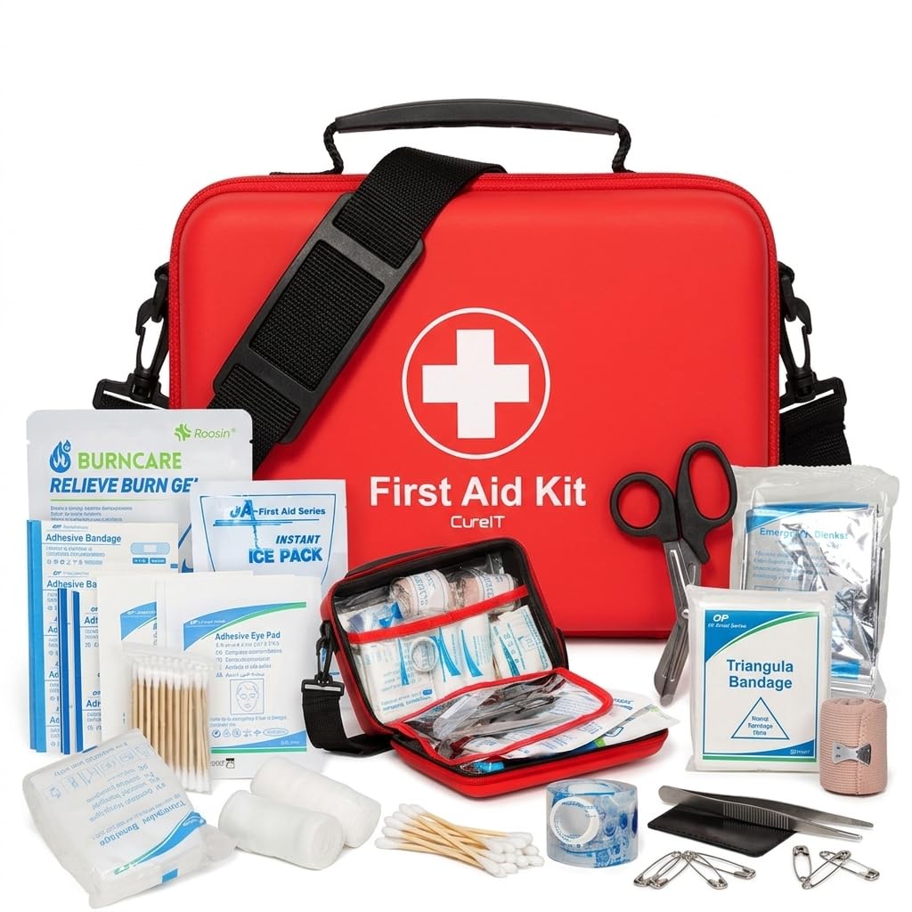Premium First Aid Kit, Waterproof for Indoor and Outdoor