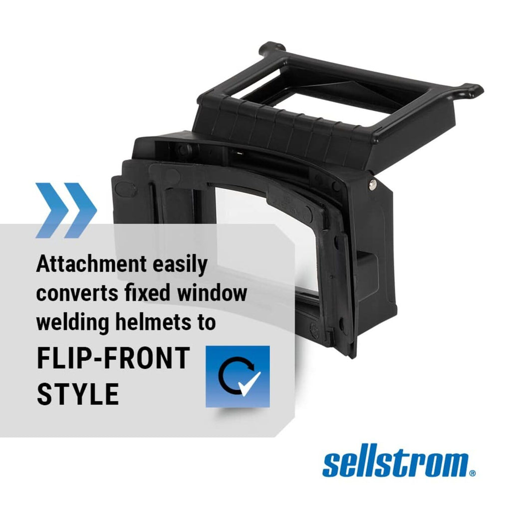 Flip Front Adapter for Welding Helmets - 6" x 3.3" x 2.2"