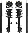 COMPLETESTRUTS - Front Complete Strut Assemblies with Coil Springs and Rear Shock Absorbers Replacement for 2008-2012 Ford Escape - Set of 4