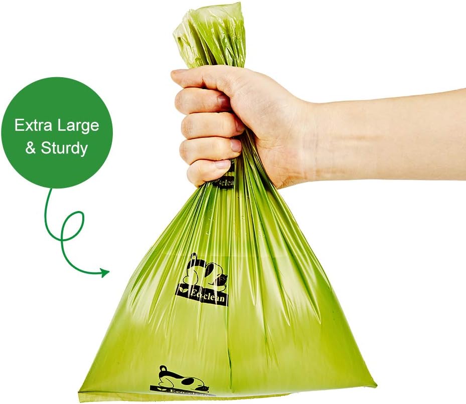 Dog Poop Bags, 60 Rolls / 900 Count Dog Waste Bags with Dispenser and Leash Clip, Unscented, Extra Thick and Strong