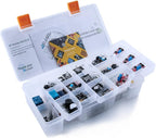 ELEGOO Upgraded 37 in 1 Sensor Modules Kit & ELEGOO 3pcs Breadboard 830 Point Solderless Prototype PCB Board Kit