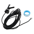 Flow Switch Assembly for 15 ft Cable for Systems Replaces GLX-FLO-HP and Q-12DS-C2, PP Construction for 1/2" Thread for Easy Installation