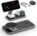 Foldable 3 in 1 Wireless Charging Station for Apple Magsafe Charger Stand,Fast Magnetic Wireless Charger Station for