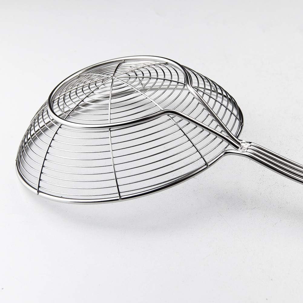 Spider Strainer Skimmer, Slotted Spoon for Cooking 5.5 Inch