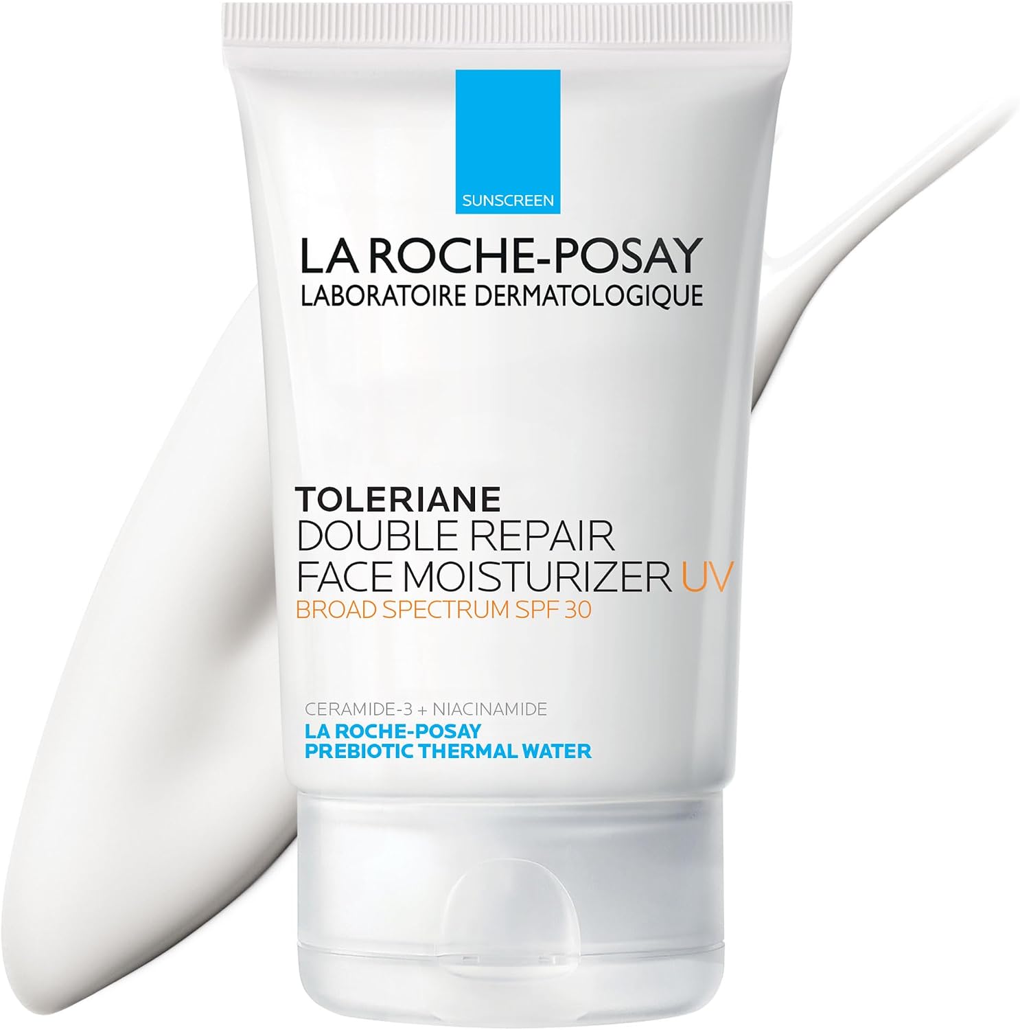Toleriane Double Repair UV SPF Moisturizer for Face, Daily Facial Moisturizer with Sunscreen SPF 30