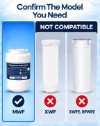 Molifal Water Filter Replacement for GE MWF Water Filter, 3 Pack