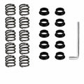 Pilot Control Spring Kit for Mini Excavator & Skid Steer Joystick Upgrade, 10 Springs + 10 Piston Protection Inserts + 5mm Hex Screwdriver