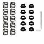 Pilot Control Spring Kit for Mini Excavator & Skid Steer Joystick Upgrade, 10 Springs + 10 Piston Protection Inserts + 5mm Hex Screwdriver