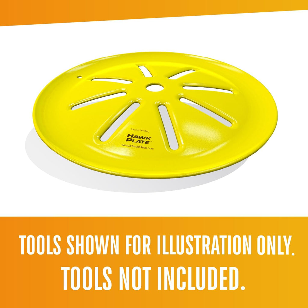 Rapido Tool Co. Drywall Hawk Plate Tool Holder & Organizer for Home (TOOL HOLDER ONLY) - Organizer for Drywall