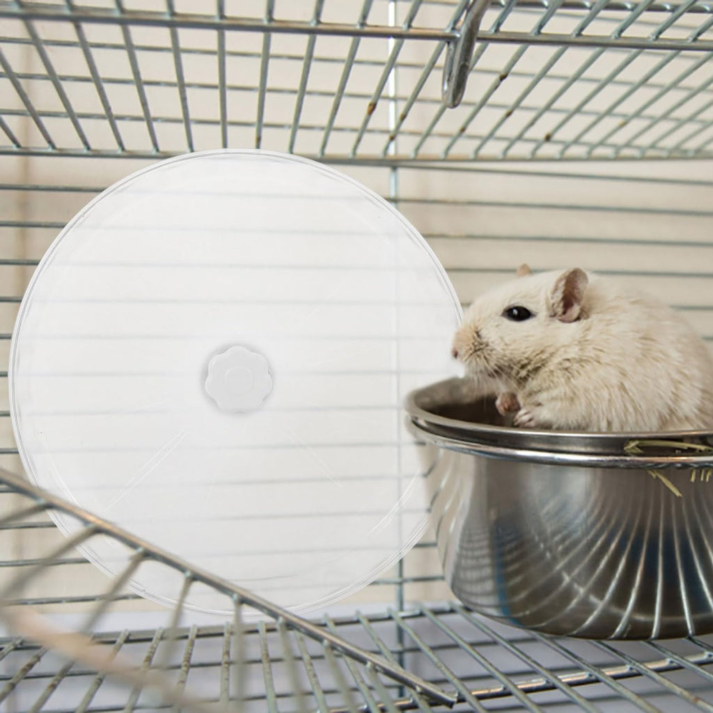 Silent Hamster Running Wheel Large 12-Inch Exercise Wheel for Hamsters Chinchillas Gerbils Sturdy Crystal Design Dual